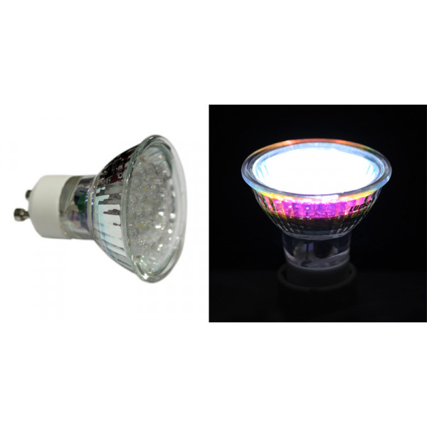 Led GU10 24LED 230V 1.4W 30° Cool White