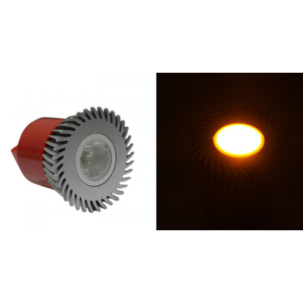 Power led MR16 3W-230V 30' amber