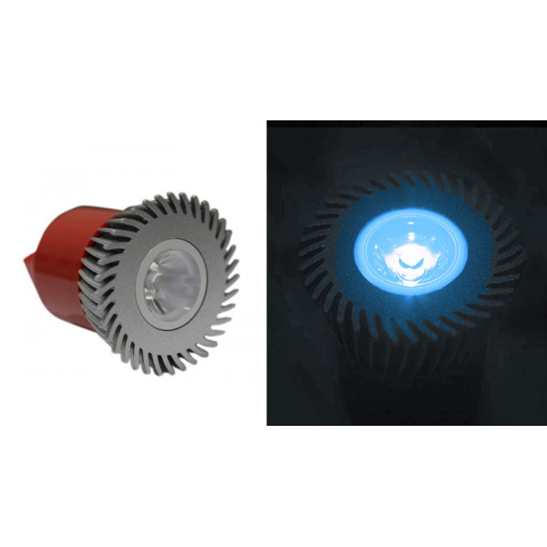 Power led MR16 3W-230V 10' blue