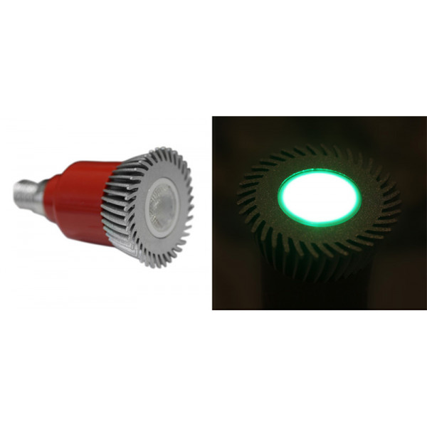 Power led E14 3W-230V 30' green