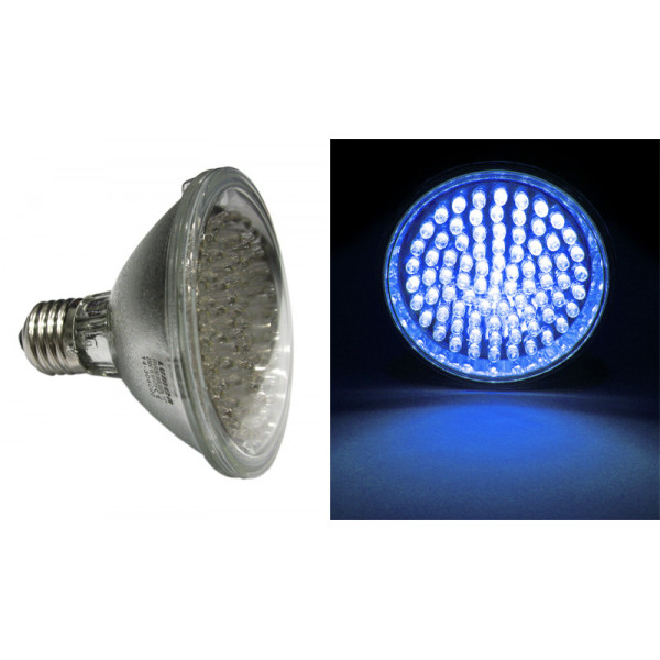 Led Lamp PAR30 LED-80 230V 30°(15°) Blue