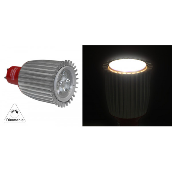 Led Lamp GU10 3L/7W-230V AC/DC 30' dimmable warm white