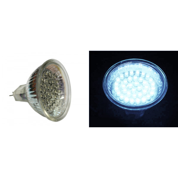 Led PAR16 36Led 12VAC/DC 1.9W 30° Cool White