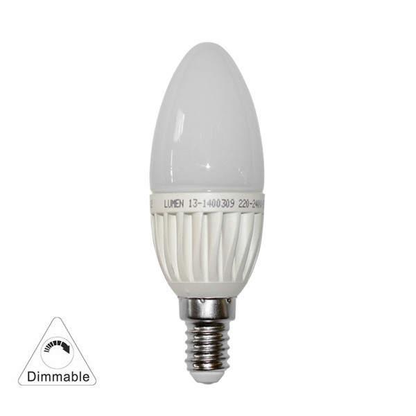 Led Candle E14 Matte 230V 3W Dimmable Cool White