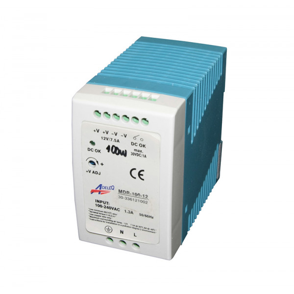 Din Rail Power Supply Unit 220-240VAC/12VDC 100W