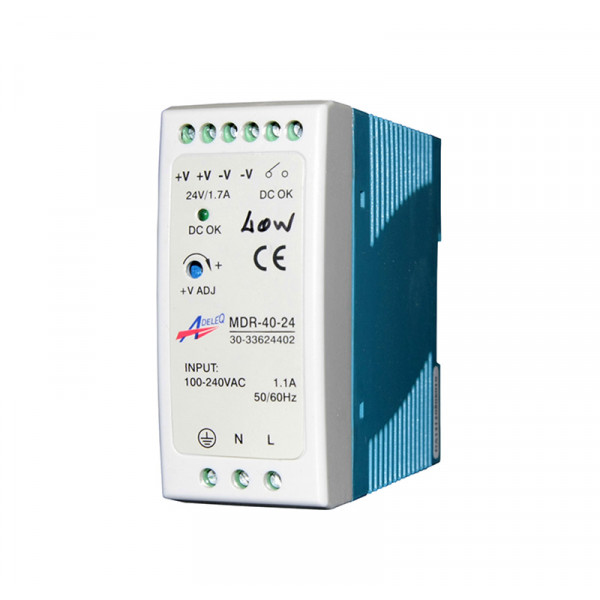 Din Rail Power Supply Unit 220-240VAC/24VDC 40W