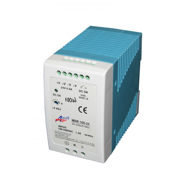 Din Rail Power Supply Unit 220-240VAC/24VDC 100W