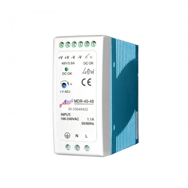 Din Rail Power Supply Unit 220-240VAC/48VDC 40W