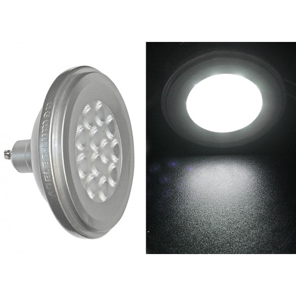 Led SMD AR111 Aluminium GU10 230VAC 12W 36° Cool White