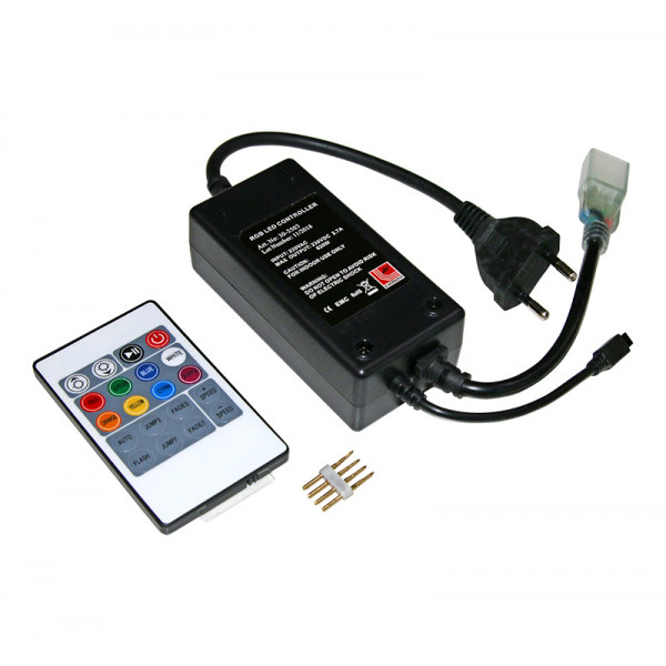 Plug + controller for RGB 230V and with cap