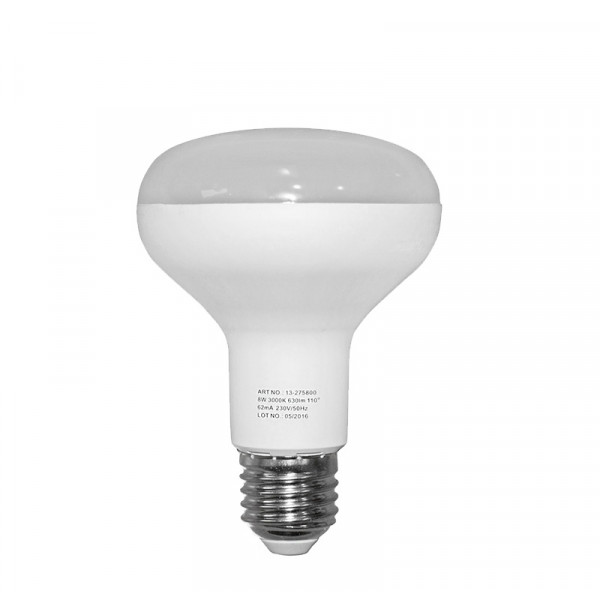 Led R80 E27 230V 8W Warm White