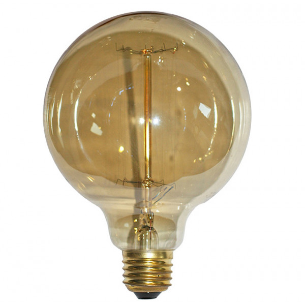 Carbon Decorative Lamp Filament G125 E27 230V 40W 2200K