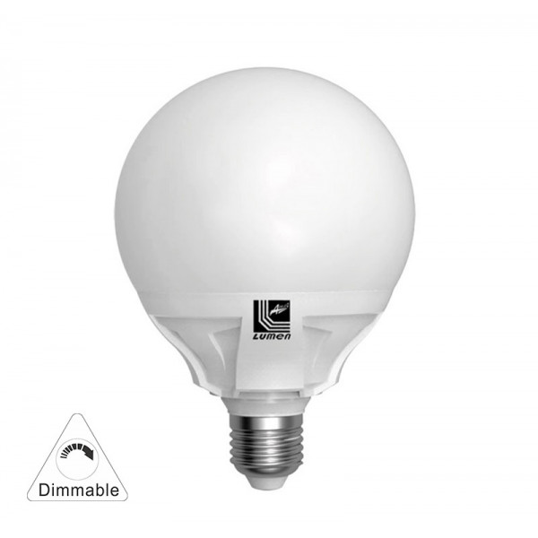 Led Globe G105 E27 15W 230V Dimmable Warm White