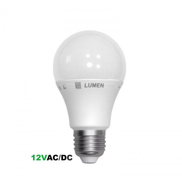 Led A60 Matte E27 12VAC/DC 8W Neutral White