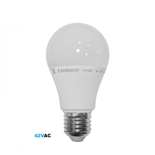 Led A60 Matte E27 42VAC 8W Neutral White