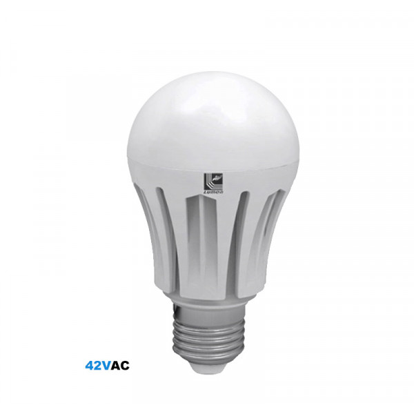 Led A60 E27 Matte Alumin. 42VAC 12W Neutral White