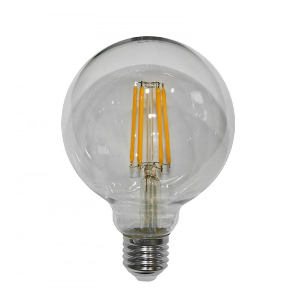 Led COG E27 Clear G95 230V 8W Warm White