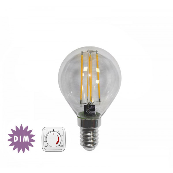 Led COG E14 Clear G45 230V 4W Dimmable Warm White