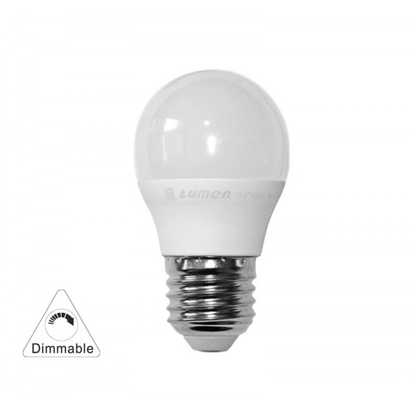 Led G45 E27 Matte 230V 6W Dimmable Warm White