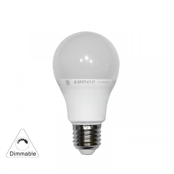 Led A60 E27 Matte 230V 10W Dimmable Warm White