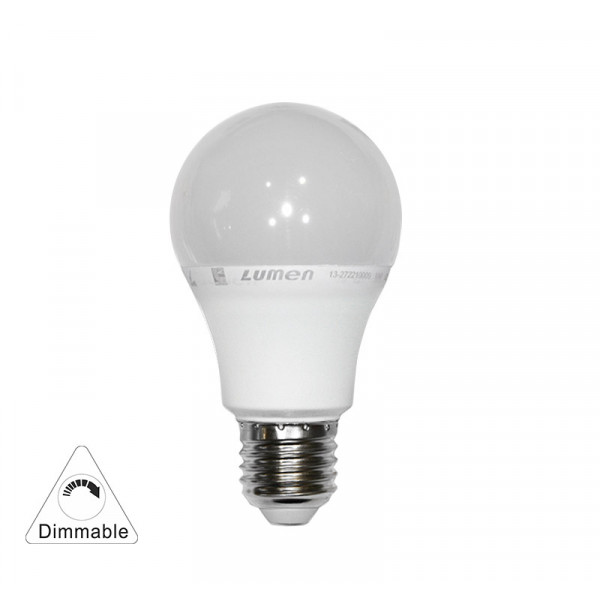 Led A60 E27 Matte 230V 10W Dimmable Cool White