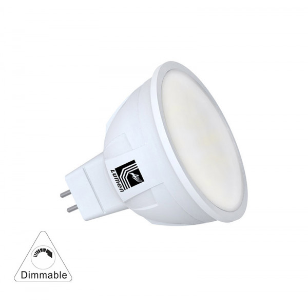 Led SMD MR16 (PA-TC) 12VAC/DC 6W 105° Dimmable Warm White