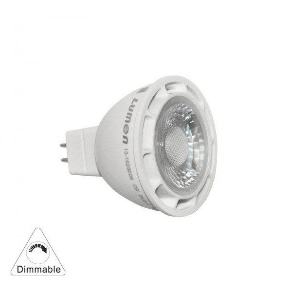 Led SMD MR16 12VAC/DC 5W 30° Dimmable Warm White
