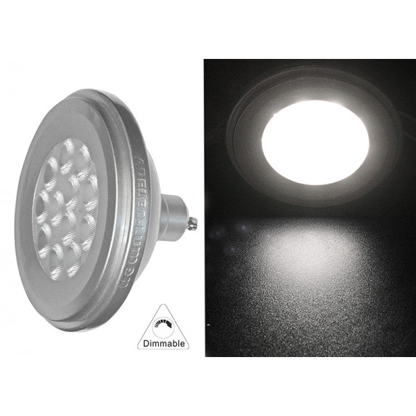 Led SMD AR111 GU10 230V 12W 24° Dimmable Warm White