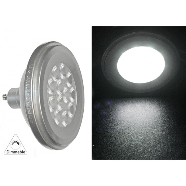 Led SMD AR111 GU10 230V 12W 24° Dimmable Cool White