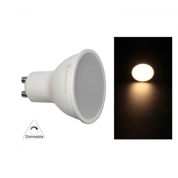 Led SMD GU10 230V 7W 105° Dimmable Warm White
