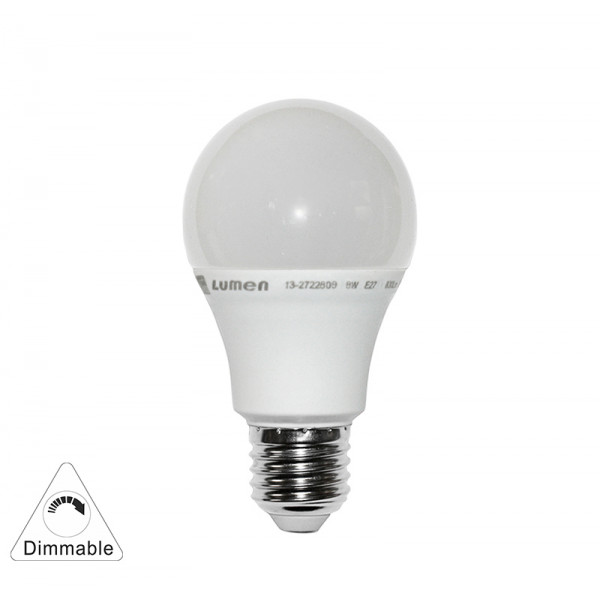 Led A60 E27 Matte 230V 8W Dimmable Cool White