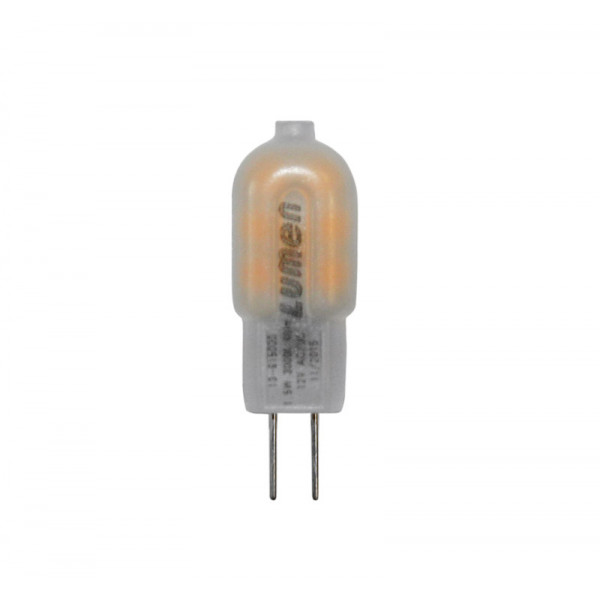 Led G4 Matte Plastic 12VAC/DC 1.5W 330° Warm White