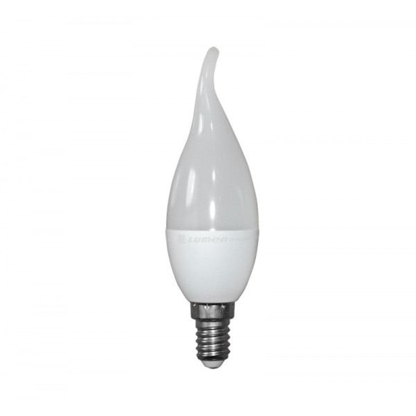 Led Candle E14 Matte With Tail 230V 6W Cool White