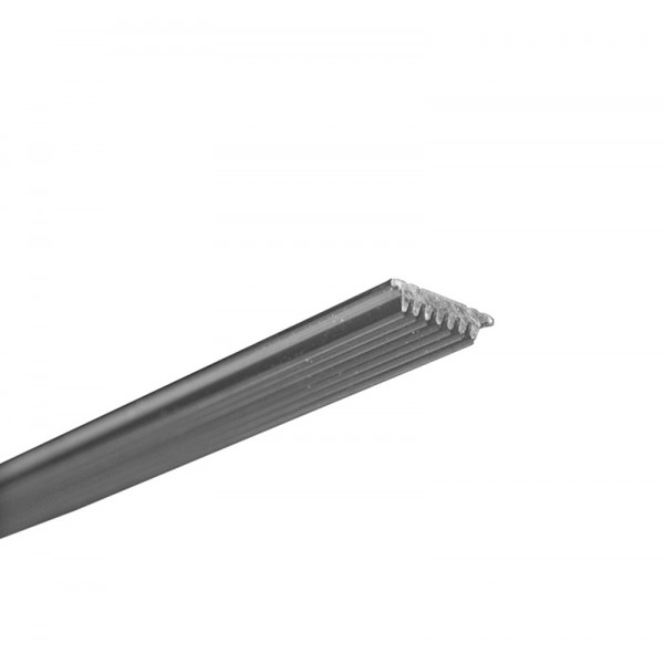 Aluminum profile flat 1m with cooler for LED strips