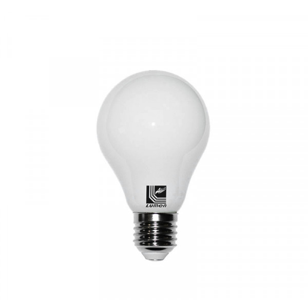 Led COG E27 Milky Glass A67 230V 8W Neutral White