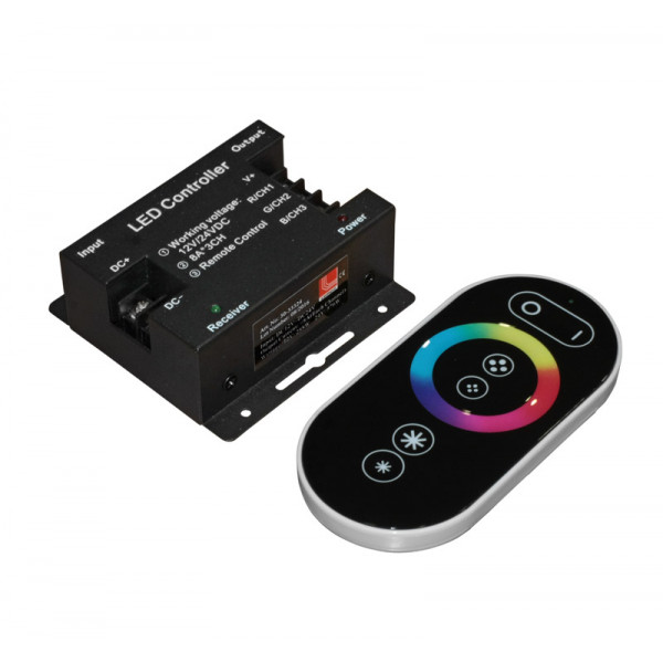 Controller for RGB LED strip 12VDC 288W/24VDC 576W