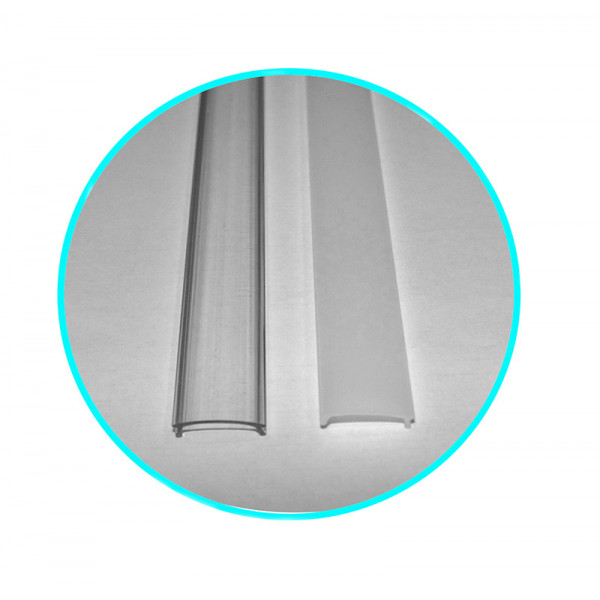 Cover transparent 1m for aluminum LED profile wide 30-580/30-0580