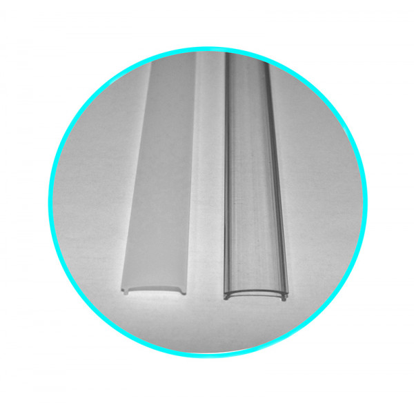 Cover diffusor 1m for aluminum LED profile wide 30-580/30-0580