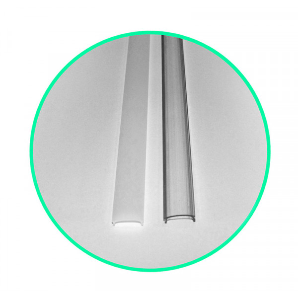 Cover diffusor 1m for aluminum LED profile L type 30-0570