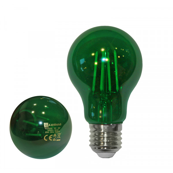 Led COG A60 Ε27 230V 6W Green