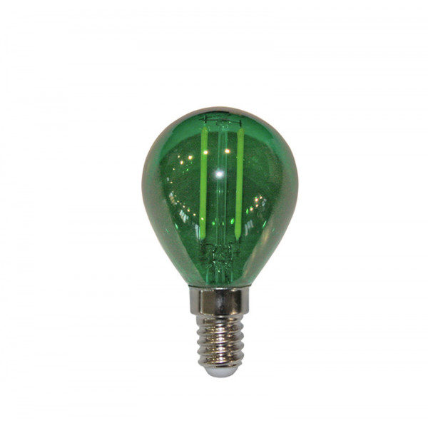 Led COG G45 Ε14 230V 2W Green