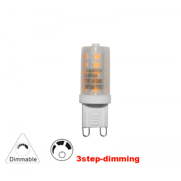 Led SMD G9 Ceramic 230V 3.5W 3 Step Dimmer Warm White