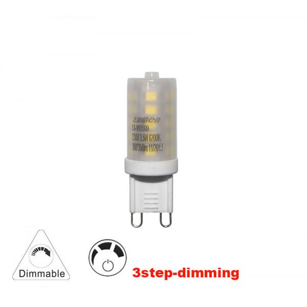 Led SMD G9 Ceramic 230V 3.5W 3 Step Dimmer Cool White