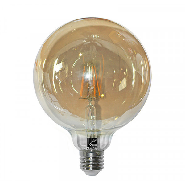 Led COG E27 Golden G125 230V 6W Warm White