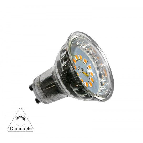 Led GU10 Glass 230V 5W 110° Dimmable Warm White