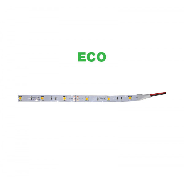 LED Strip Adhesive White PCB 5m 12VDC 7,2W/m 30L/m Red IP20 eco