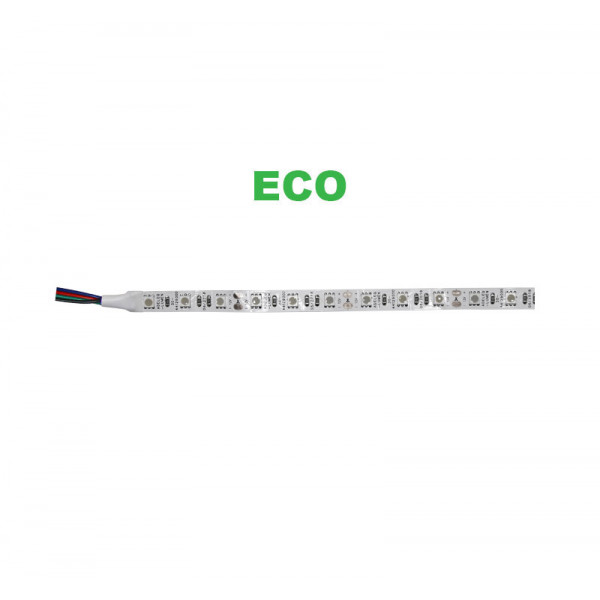 LED Strip Adhesive White PCB 5m 12VDC 14,4W/m 60L/m RGB IP20 eco