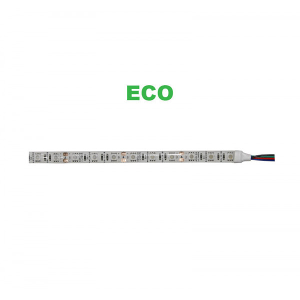 LED Strip Adhesive White PCB 5m 12VDC 14,4W/m 60L/m RGB IP54 eco
