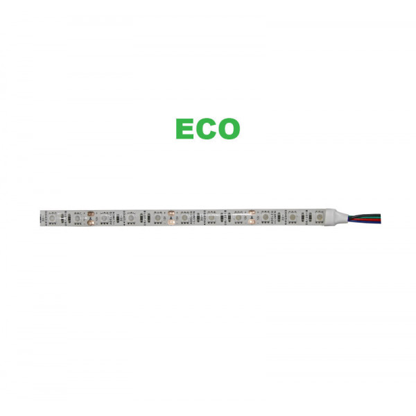 LED Strip Adhesive White PCB 5m24VDC 14,4W/m 60L/m RGB IP54 eco