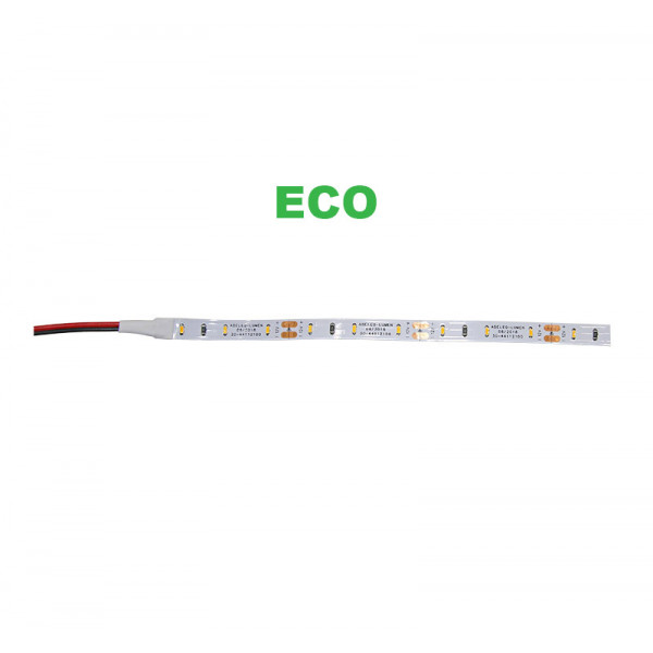 LED Strip Adhesive White PCB 5m 12VDC 4,8W/m 60L/m Amber IP20 eco